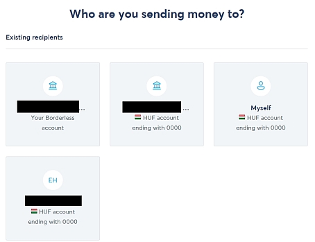 who are you sending money to